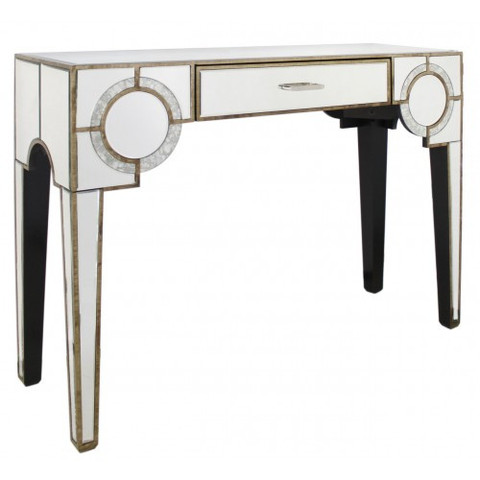 630270 italian mirrored console table