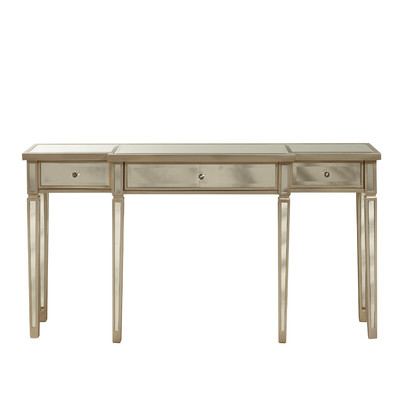 630281 italian mirrored console table