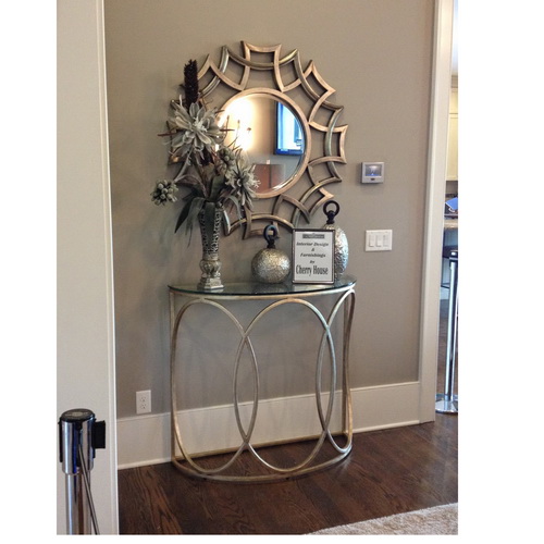 630288 italian mirrored console table