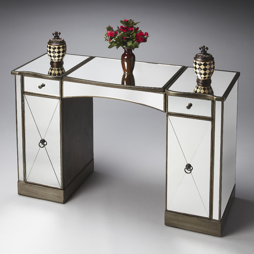 630291 italian mirrored console table