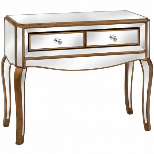 630303 glass console table mirrored console table