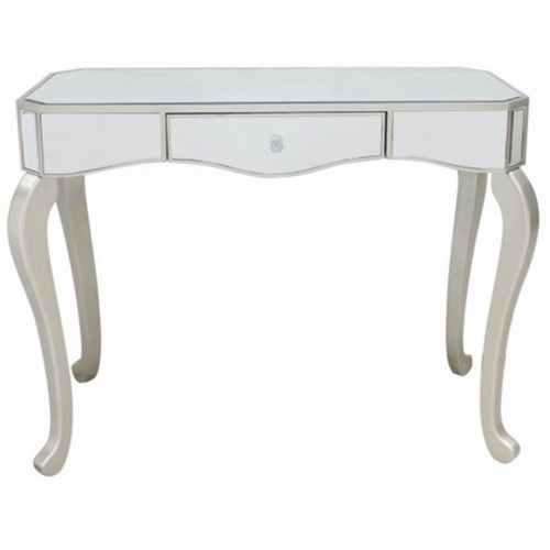 630311 glass console table mirrored console table