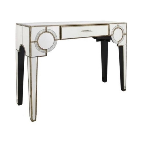 630321 wooden console table with mirror