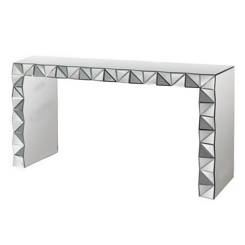 630327 wooden console table with mirror