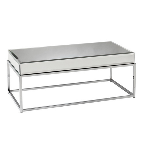 650056 Bed mirrored end table