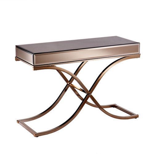 650061 Bed mirrored end table