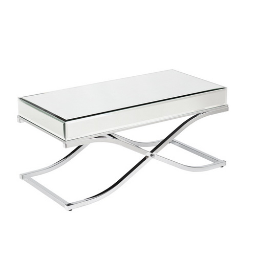 650062 Bed mirrored end table