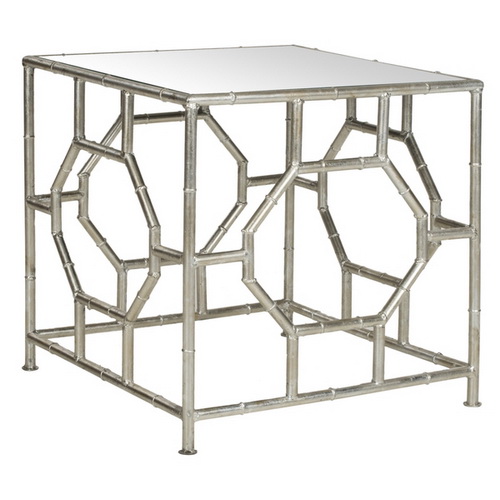 650072 Bed mirrored end table