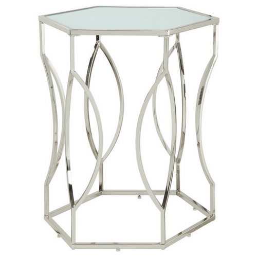 650073 Bed mirrored end table