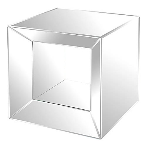 650079 Bed mirrored end table