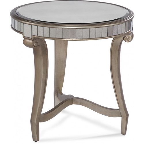 650099 Bed mirrored end table