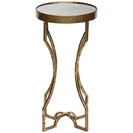 650105 Bed mirrored end table,coffee mirrored side table