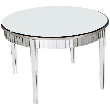 650181 Cherry wood mirrored end tables