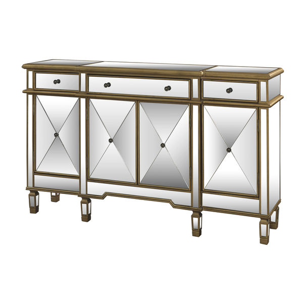 660002b Modern mirrored buffet