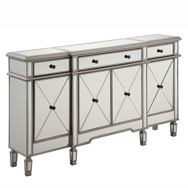 660002c Modern mirrored buffet