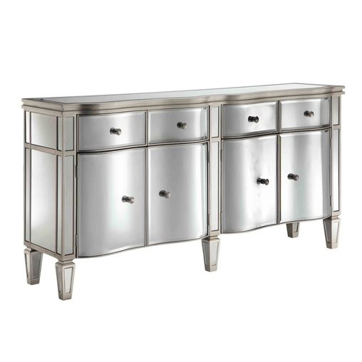 660007 Modern mirrored buffet