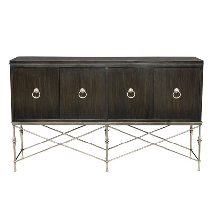 660009 Modern mirrored buffet