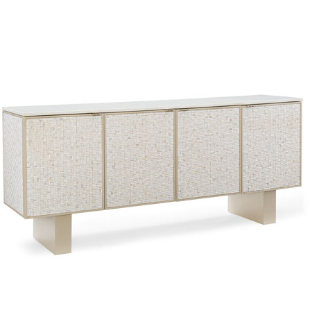 660014 Modern mirrored sideboard