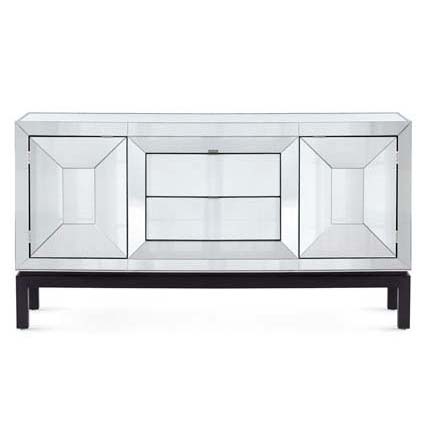 660018 Modern mirrored sideboard