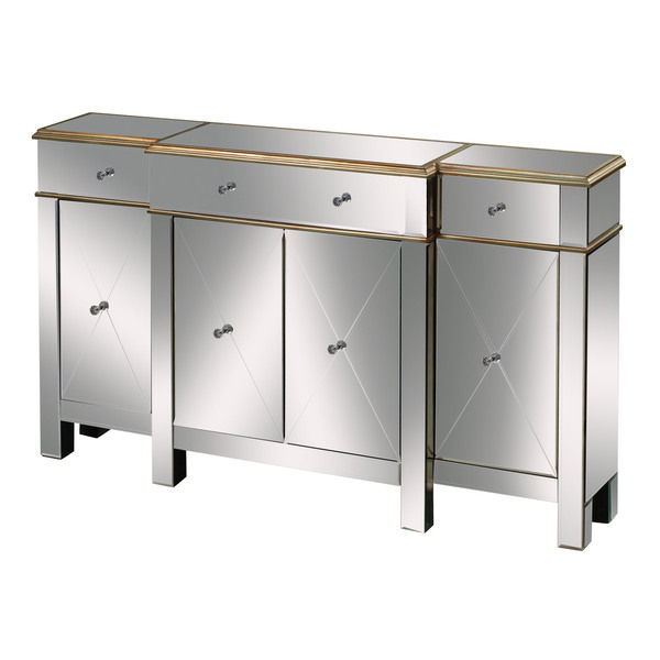 660026 Modern mirrored sideboard