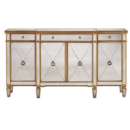 660030 Modern mirrored sideboard