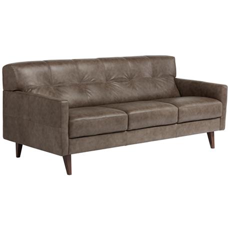 SFL00004 3 seats leather sofa