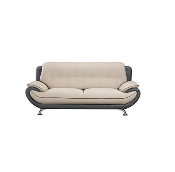 SFL00006 3 seats leather sofa