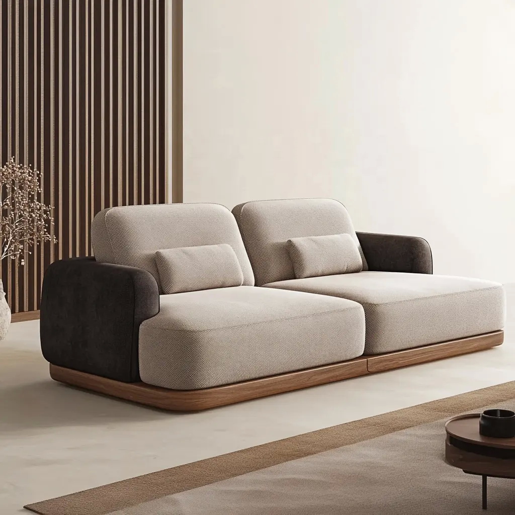 MA0027 Solid wood Matoezzi Modern Style Luxury Fabric Wooden lou