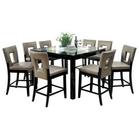 DT00180 tempered glass dining table