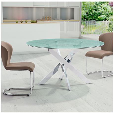 DT00191 tempered glass dining table