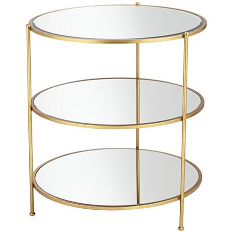 ET00002 Hotel gold end table