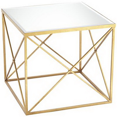 ET00003 Hotel gold end table