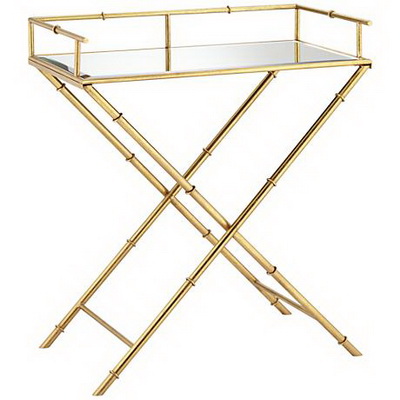 ET00004 Hotel gold end table