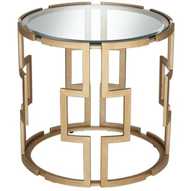 ET00007 Hotel gold end table