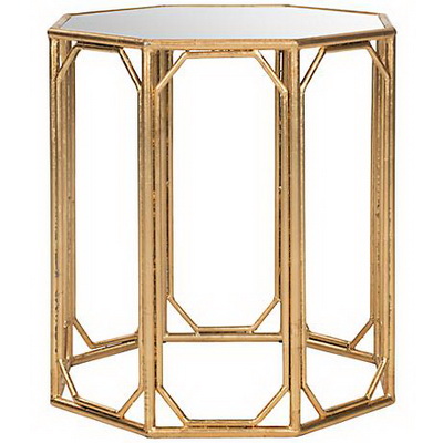 ET00011 Hotel gold end table