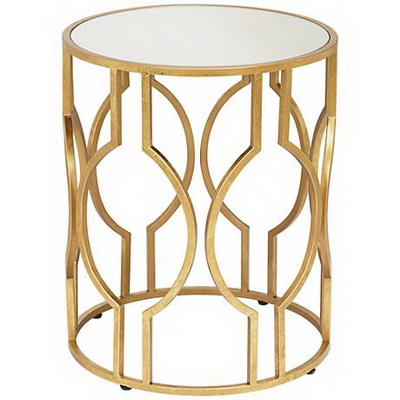 ET00013 Hotel gold end table