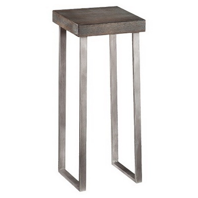 ET00330 Steel end table with marble tops/tempered glass