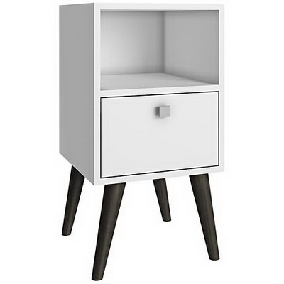 ET00383 Steel end table with marble tops/tempered glass