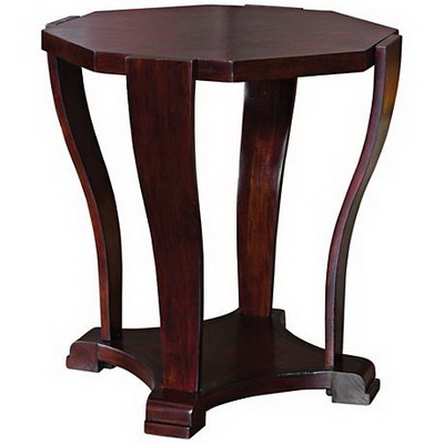 ET00407 Steel end table with marble tops/tempered glass