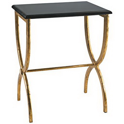 ET00412 Steel end table with marble tops/tempered glass