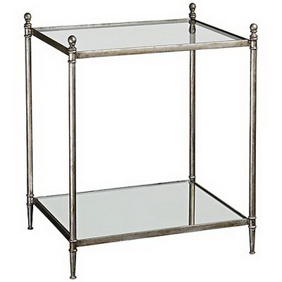 ET00415 End table with marble tops/tempered glass