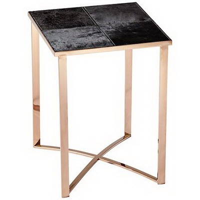 ET00416 End table with marble tops/tempered glass