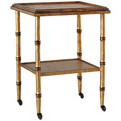 ET00418 End table with marble tops/tempered glass