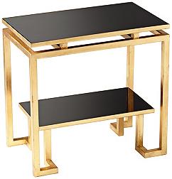 ET00420 End table with marble tops/tempered glass