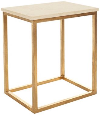 ET00421 End table with marble tops/tempered glass