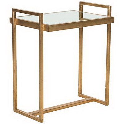 ET00427 End table with marble tops/tempered glass