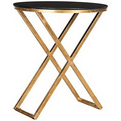 ET00428 End table with marble tops/tempered glass