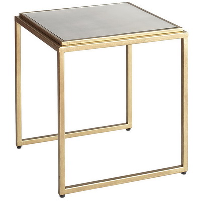 ET00444 End table with marble tops/tempered glass