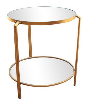 ET00447 End table with marble tops/tempered glass