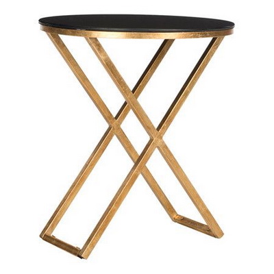 ET00448 End table with marble tops/tempered glass